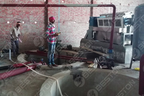 Seedling Tray Making Machine Installed in India